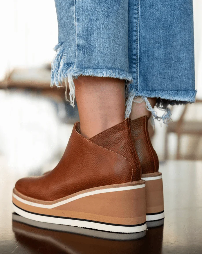Women's wedge heel ankle boots