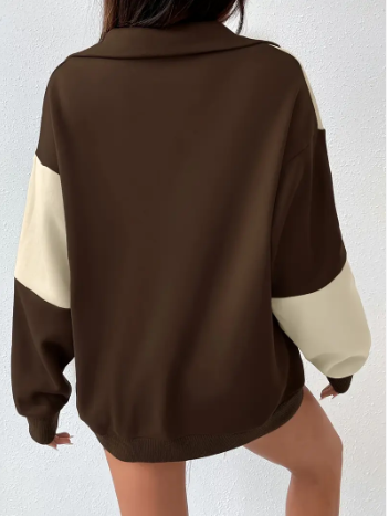 Cozy color block sweatshirt from kali