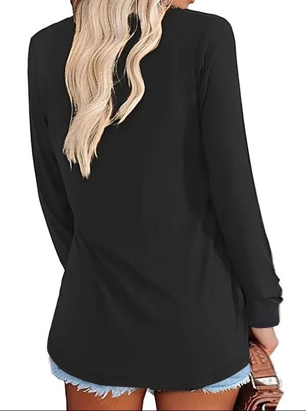 Iva - long sleeve top with heart print