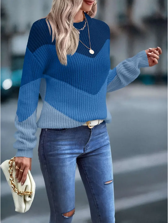 Amoli - patterned knitted jumper
