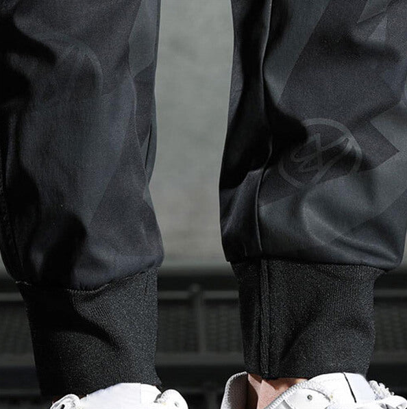 Black slim-fit chino trousers for men