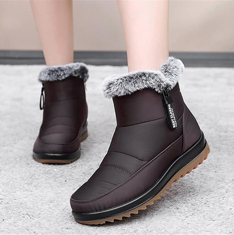 Warm cotton winter boots for women