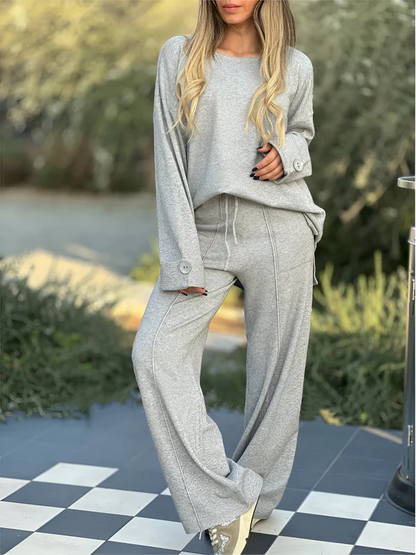 Trishia - effortlessly chic two-piece set