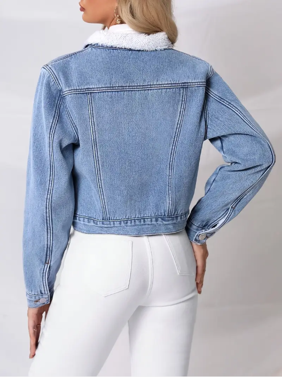 Rashana - short jacket made of cotton denim