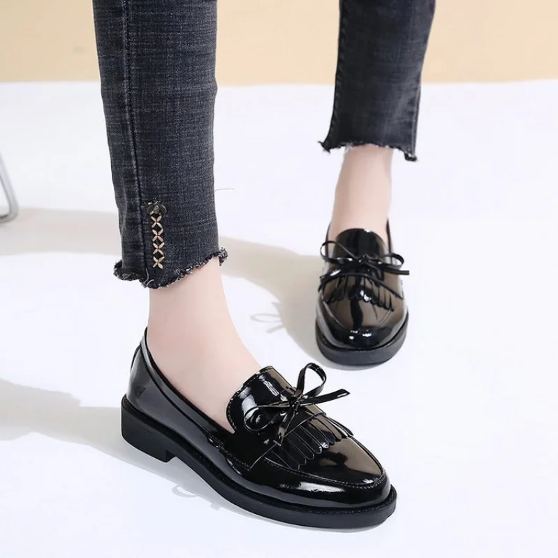 Women's Leather Tassel Loafers