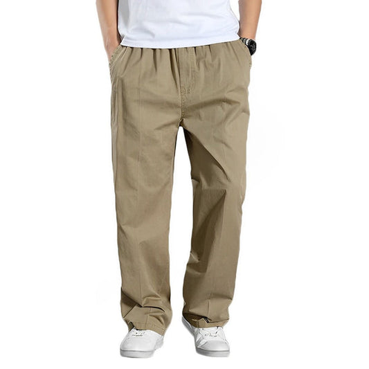 Adam - cargo pants with elastic waistband