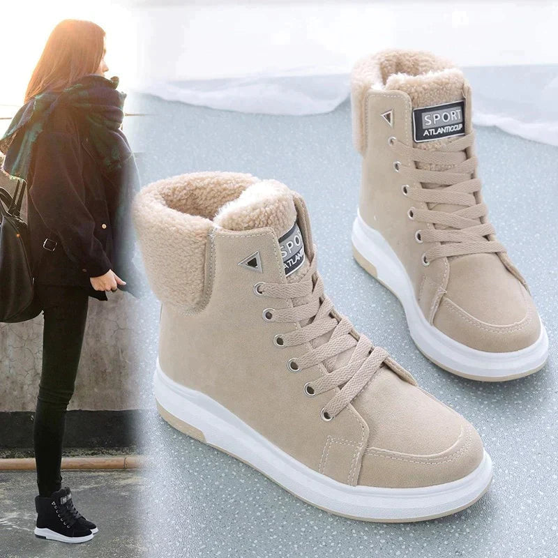 Women's winter boots with warm lining | water-repellent and non-slip