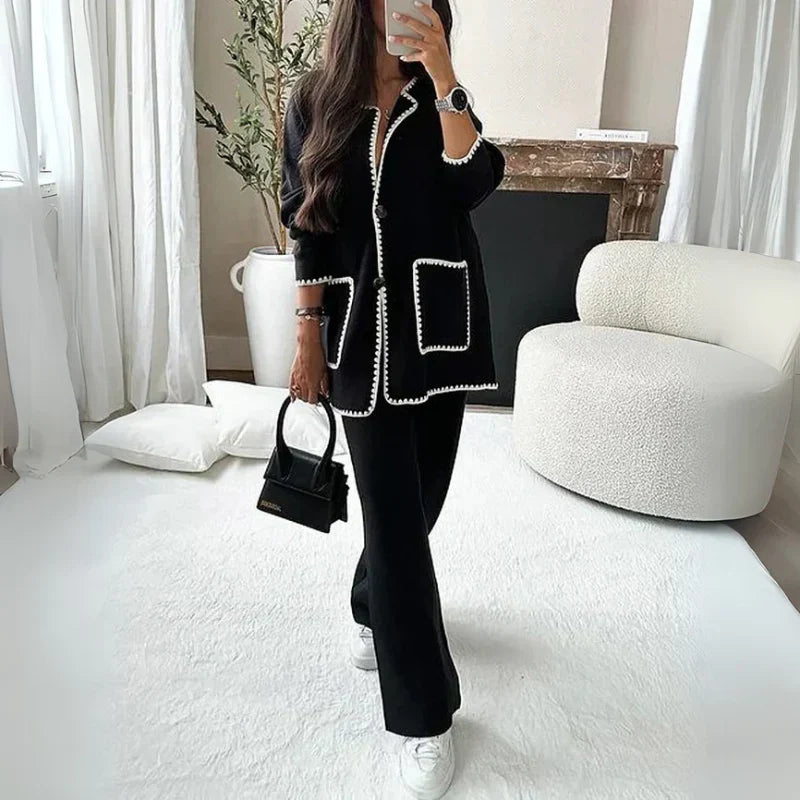 Carlota - elegant ladies vest trouser set made to measure