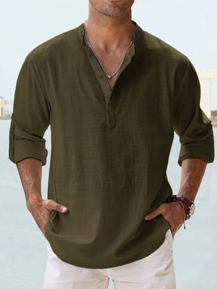 Alexander | comfortable, loose-fitting linen men's shirt
