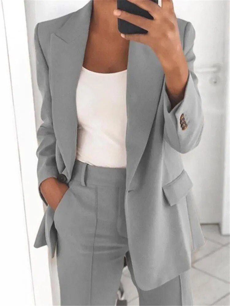 Ailsa - stylish, flattering women's blazer suit