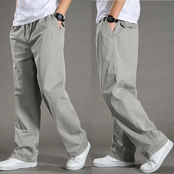 Adam - cargo pants with elastic waistband