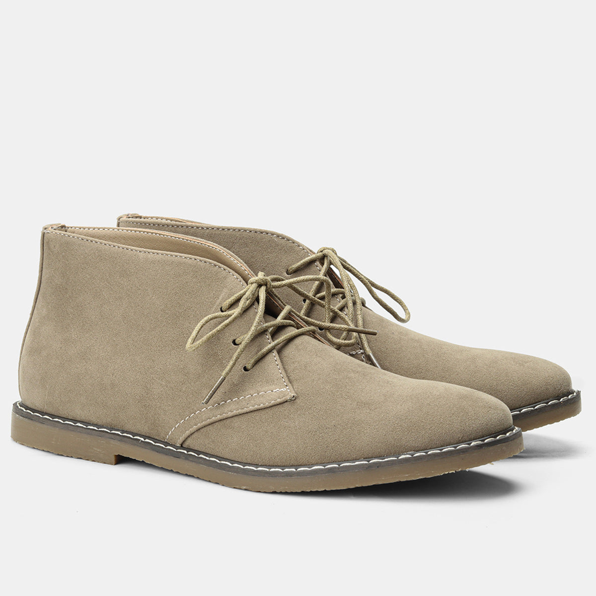Classic desert boots for men in vintage style