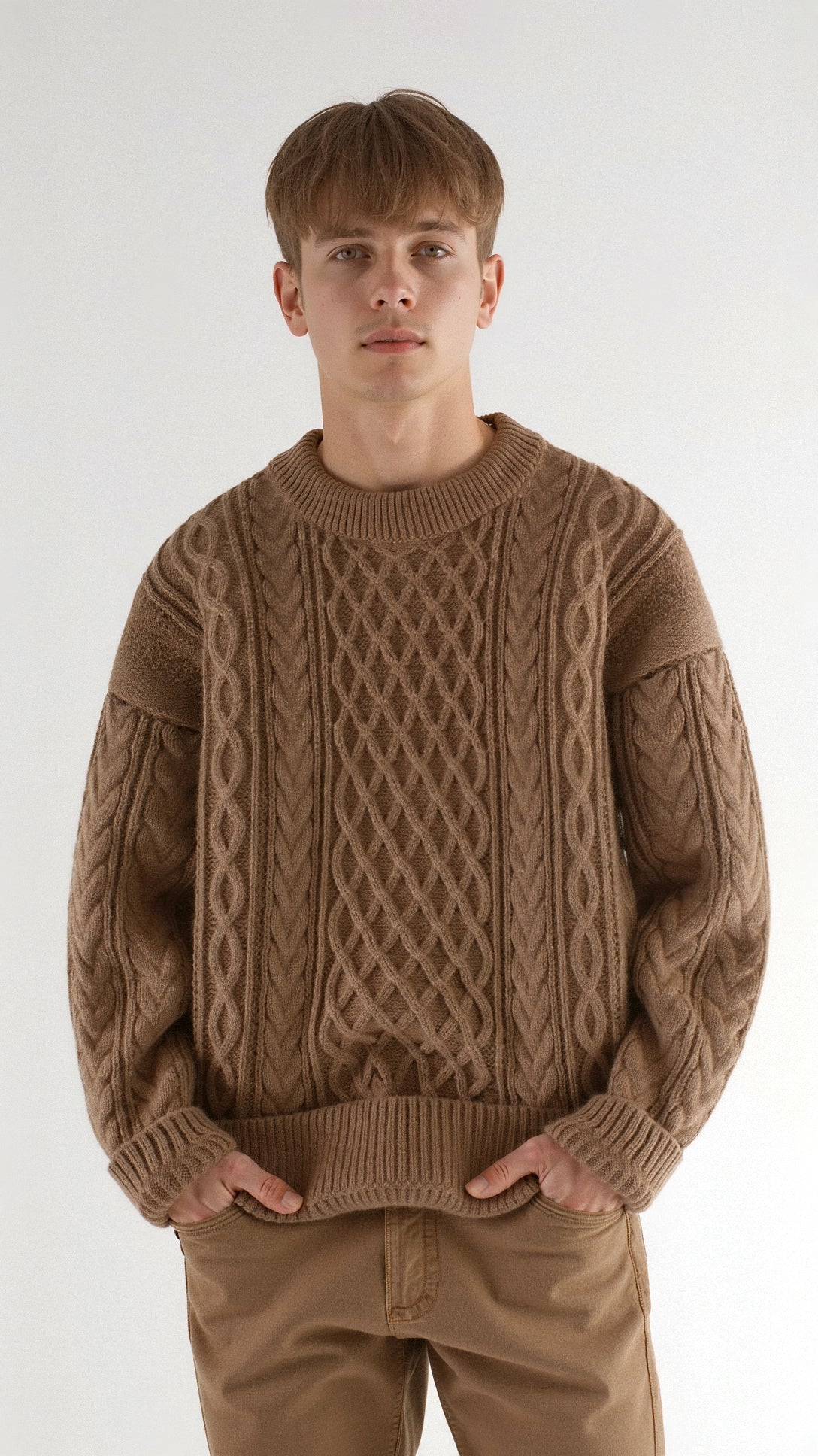 Abdal - cable knit sweater