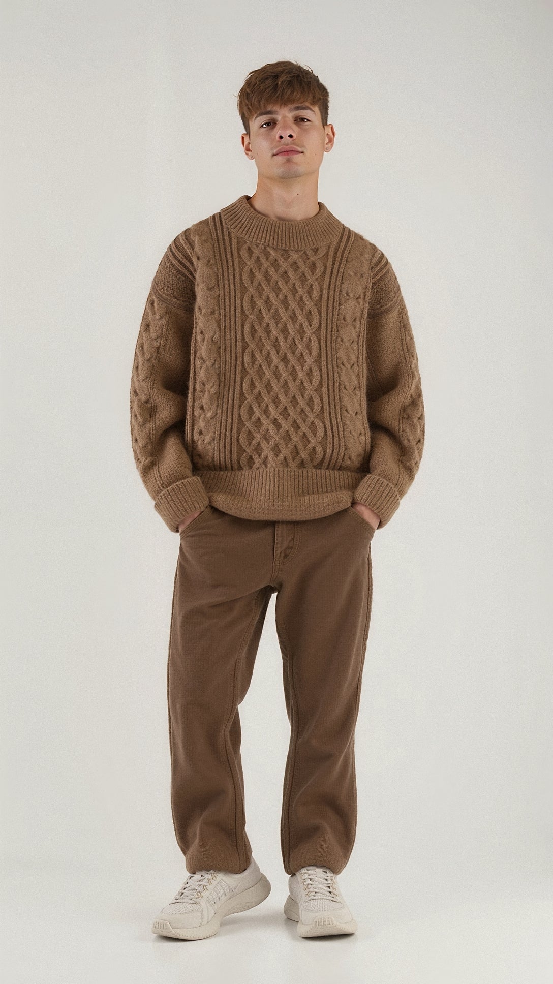 Abdal - cable knit sweater