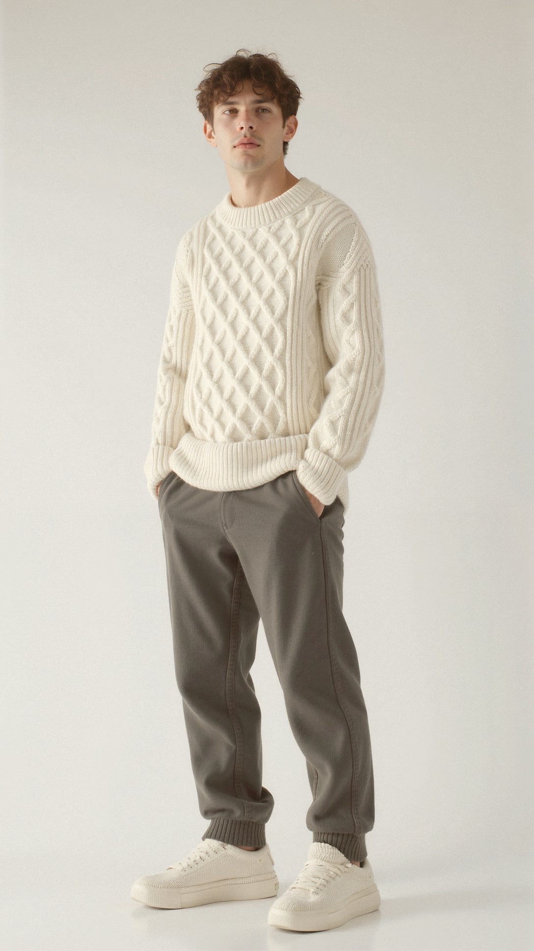 Abdal - cable knit sweater