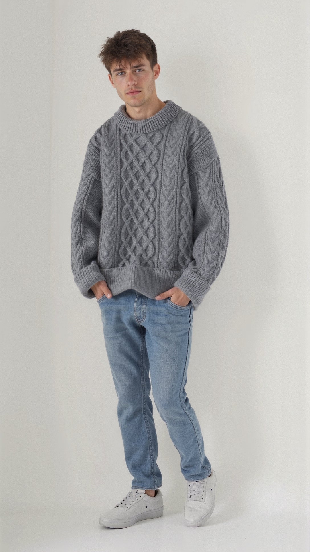 Abdal - cable knit sweater