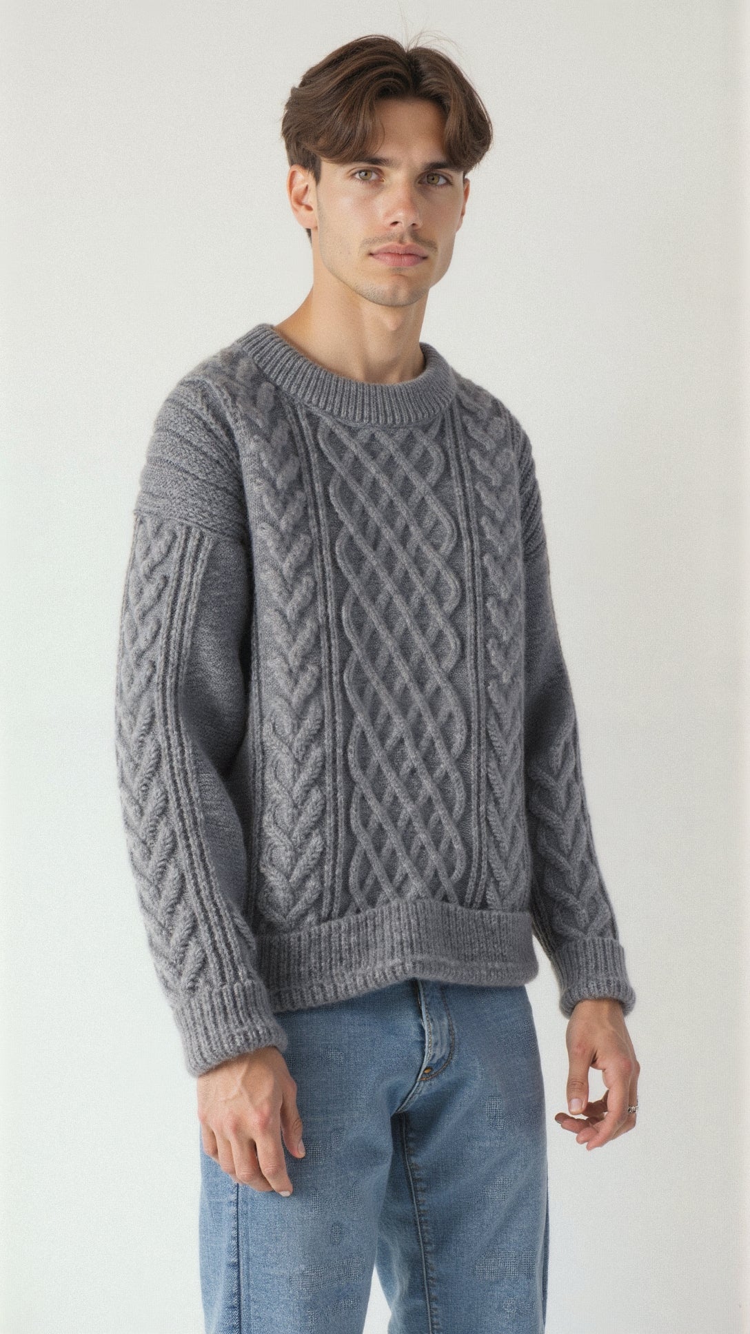 Abdal - cable knit sweater