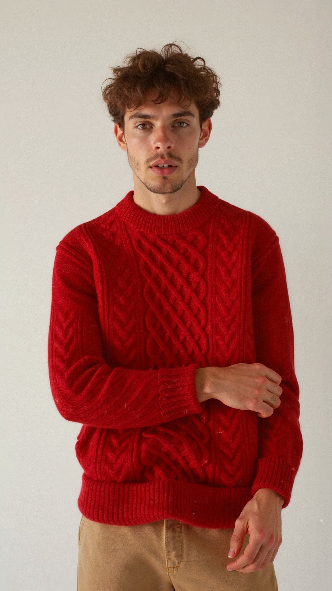 Abdal - cable knit sweater