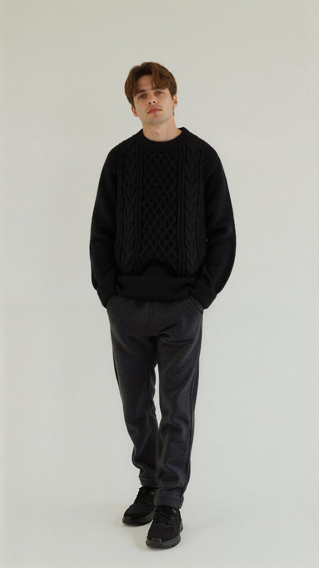 Abdal - cable knit sweater