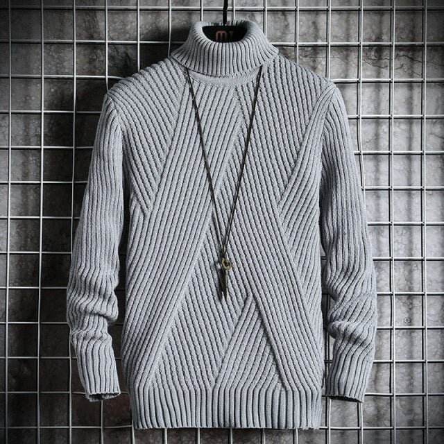 Titan turtleneck - stylish knitted men's sweater