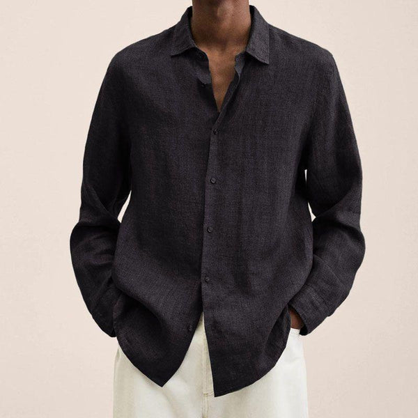 Randy – long sleeve linen shirts for men