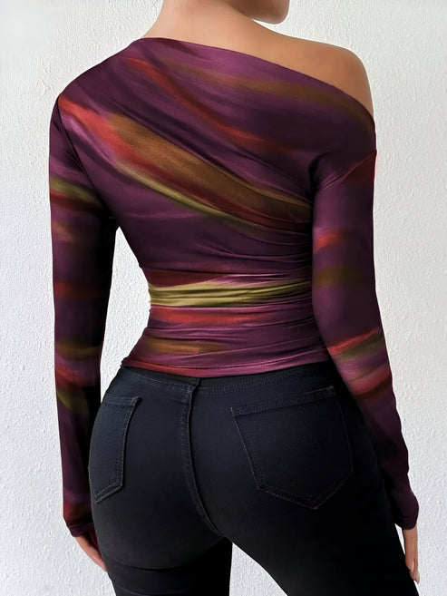 Ivelisse - elegant casual long arm t-shirt