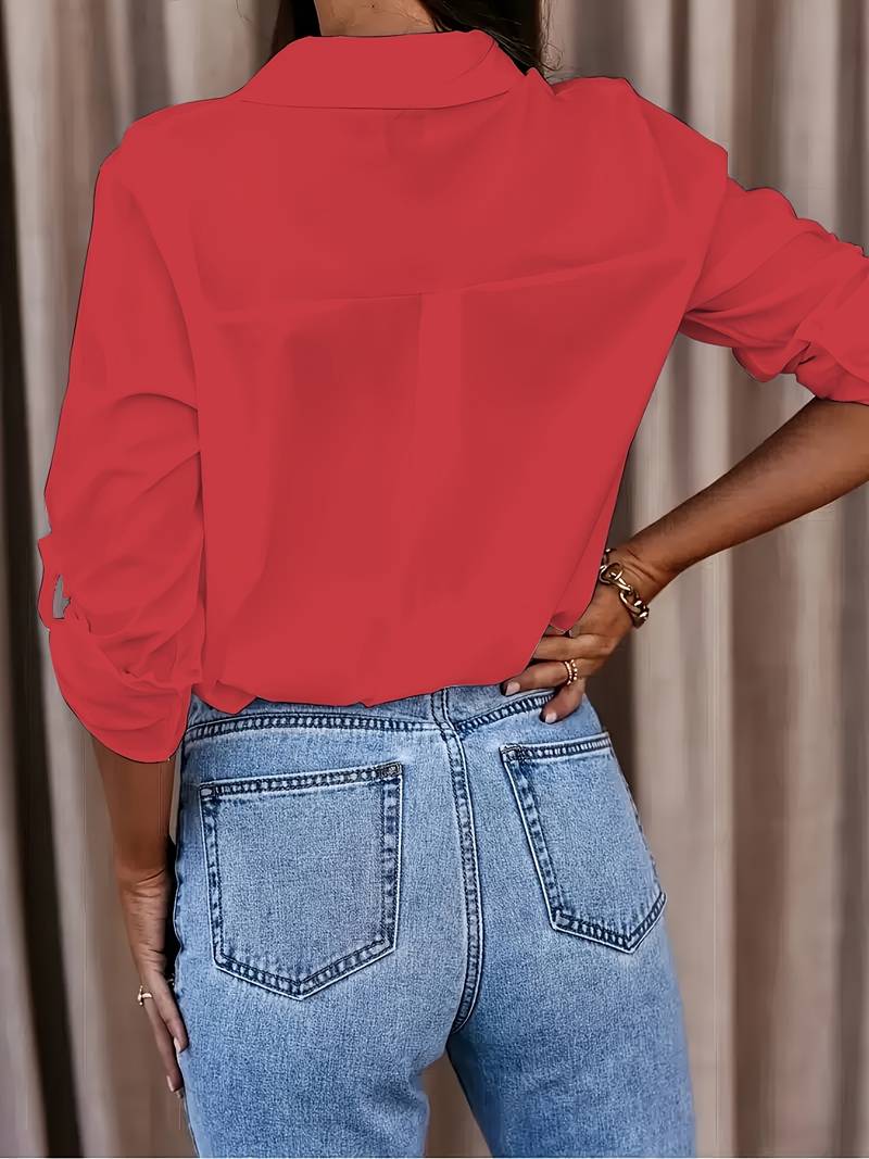 Solveig - relaxed casual blouse for women