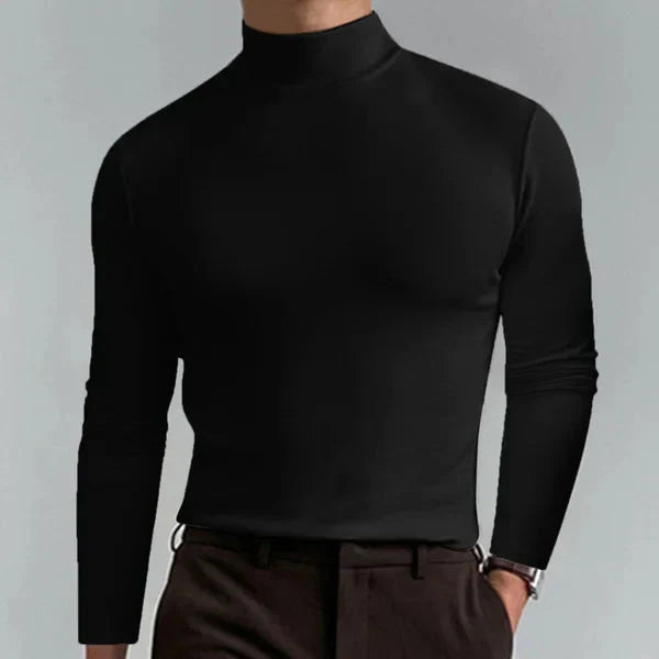 Oliver - long sleeve turtleneck sweater with slim fit