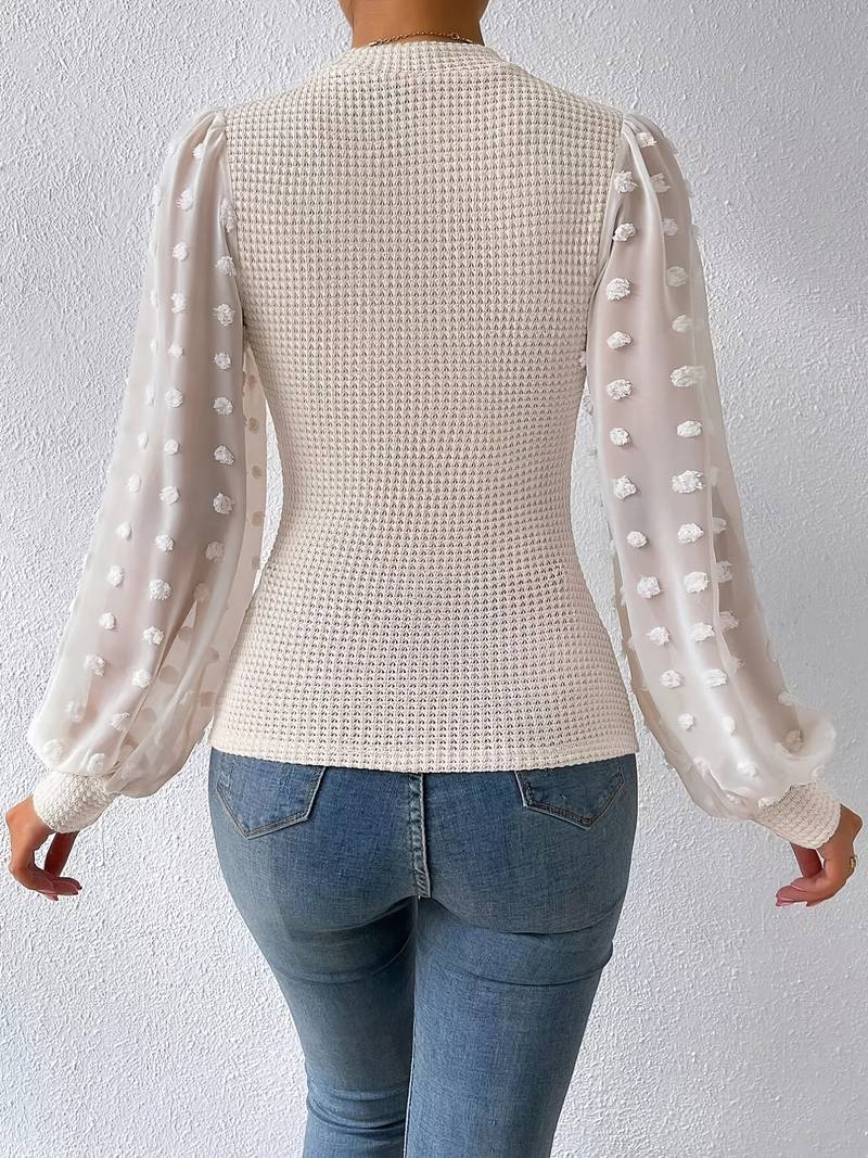 Chic crochet blouse for women