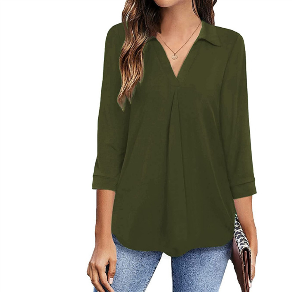 Solveig - relaxed casual blouse for women