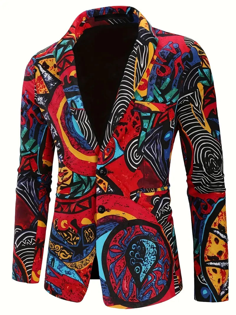 Blazer with lapel and trousers business suit for casual occasions