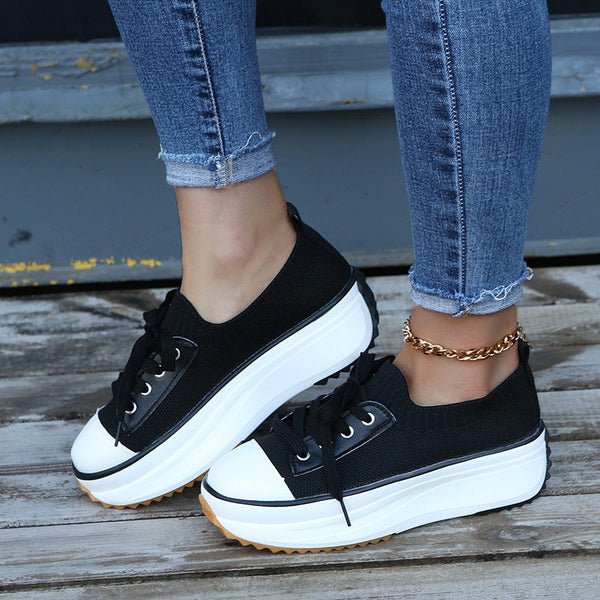Ysabel - low heel platform sneakers