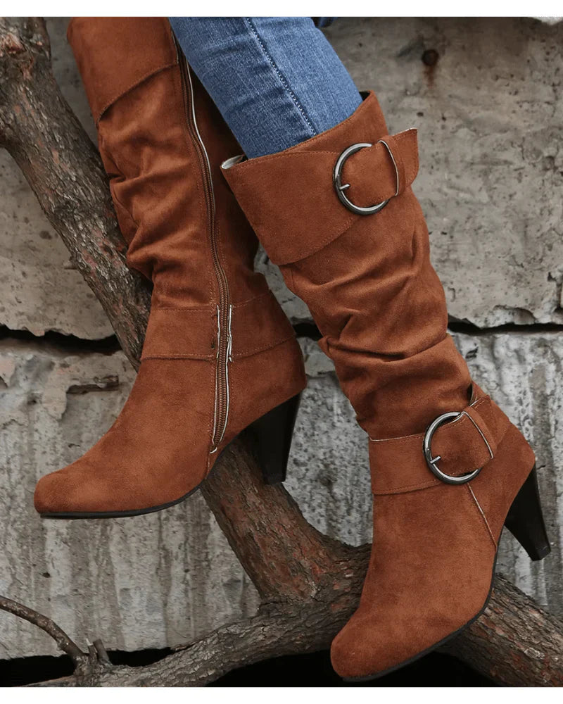 Soft high boots for women