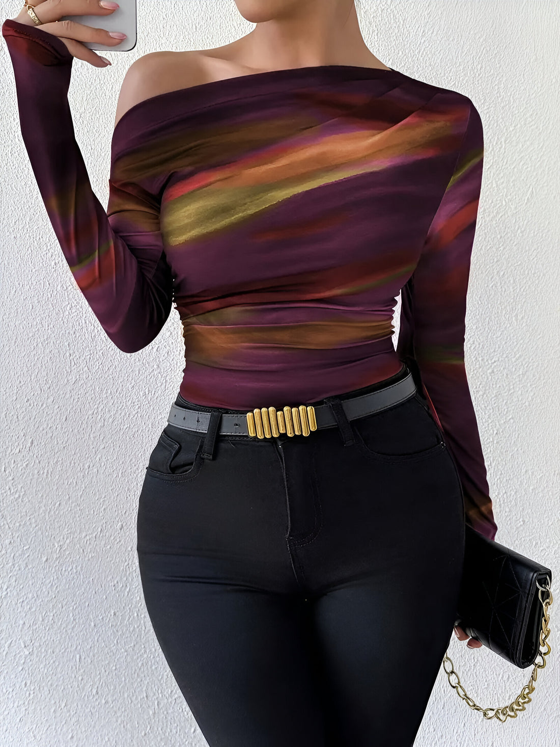 Ivelisse - elegant casual long arm t-shirt