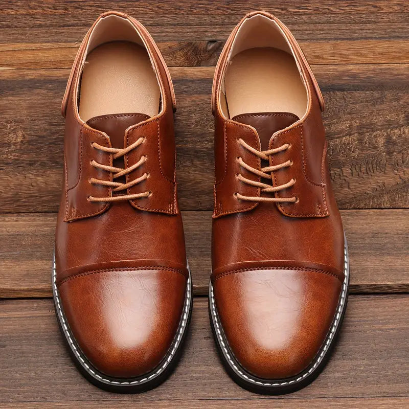 Harrison - sturdy vintage derby shoes for men
