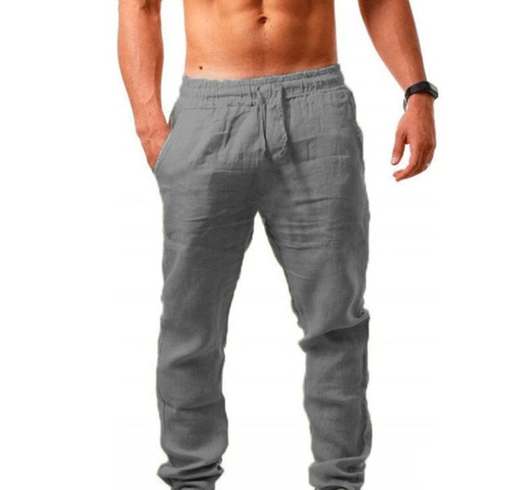 Fashionable linen trousers - Matthijs