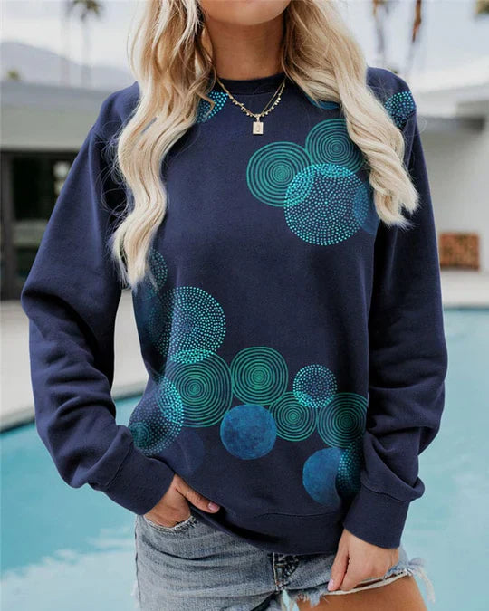 Tamara - casual loose sweater with round neck