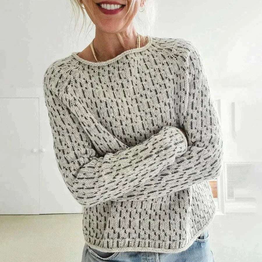 Renise - elegant gray sweater