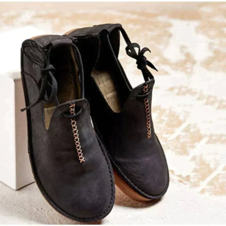 High-quality women's leather shoes for autumn