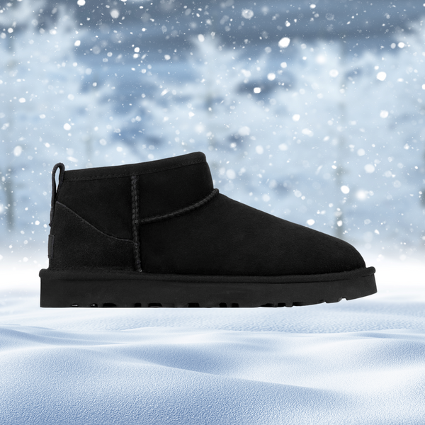 Alva – short winter ankle boots made of matt genuine leather