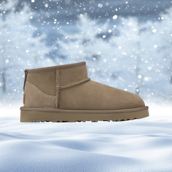 Alva – short winter ankle boots made of matt genuine leather