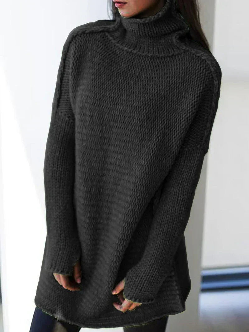 Indira - large turtleneck sweater