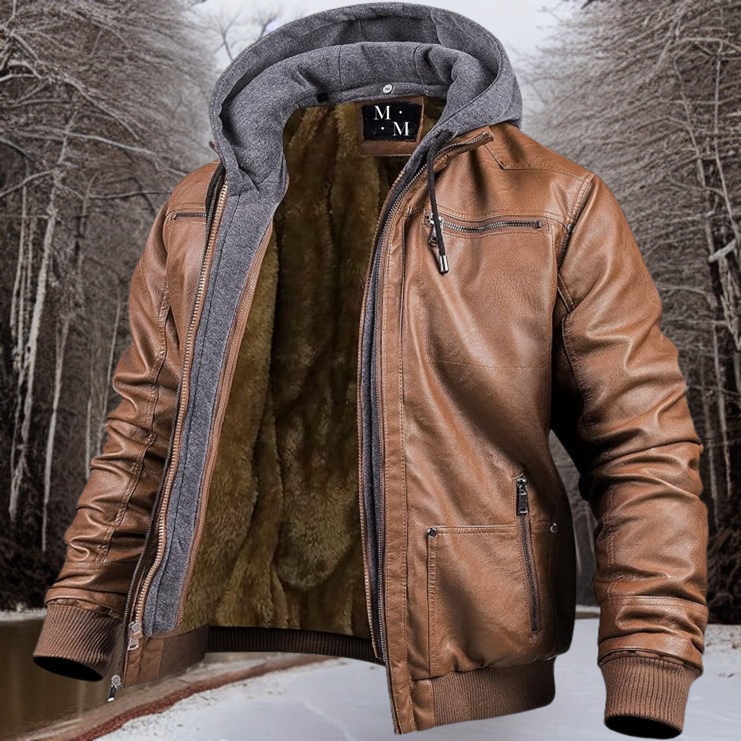 High quality leather jacket