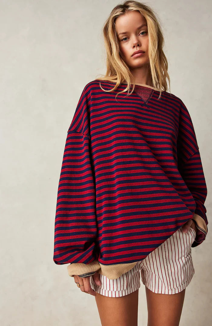 Lena - striped oversized sweater