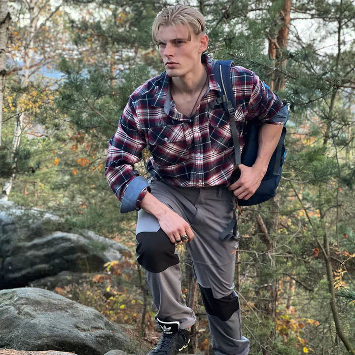 Mas – flannel lined shirt for men