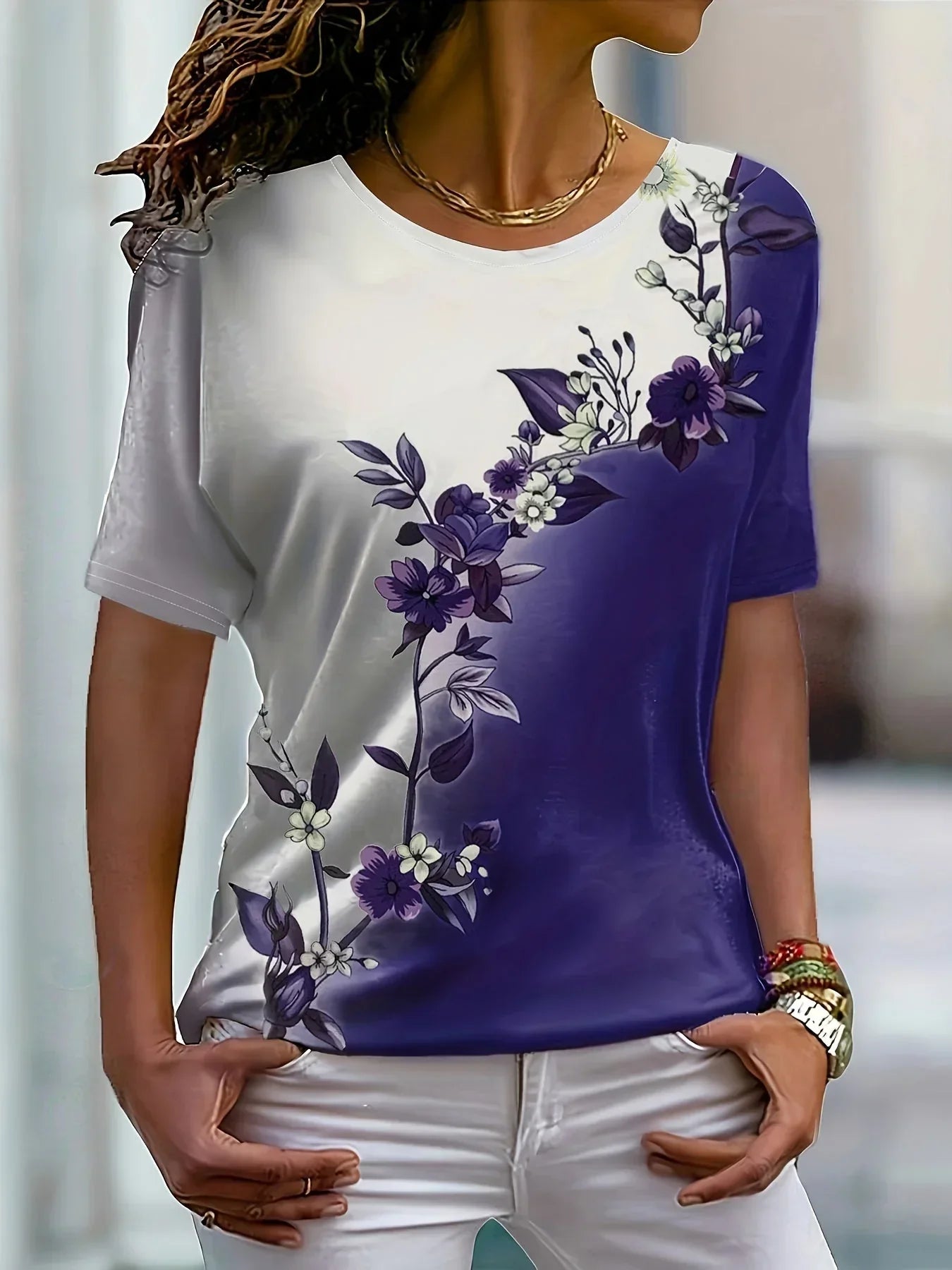 Lenai – stylish short sleeve top
