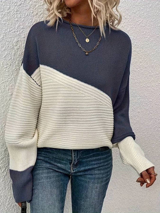 Heather - color block sweater