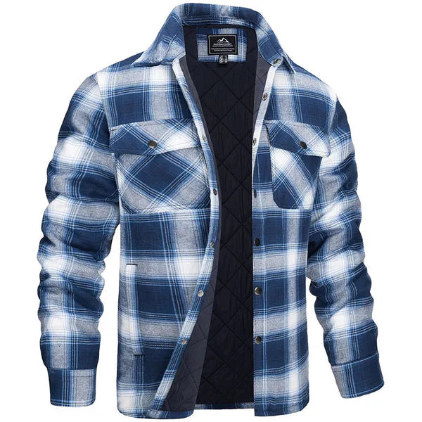 Darius - men's lumberjack jacket in a checked design