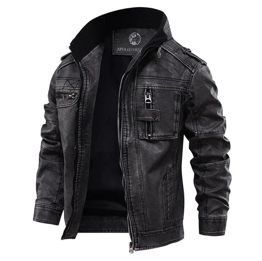 Benne - elegant premium leather jacket for men