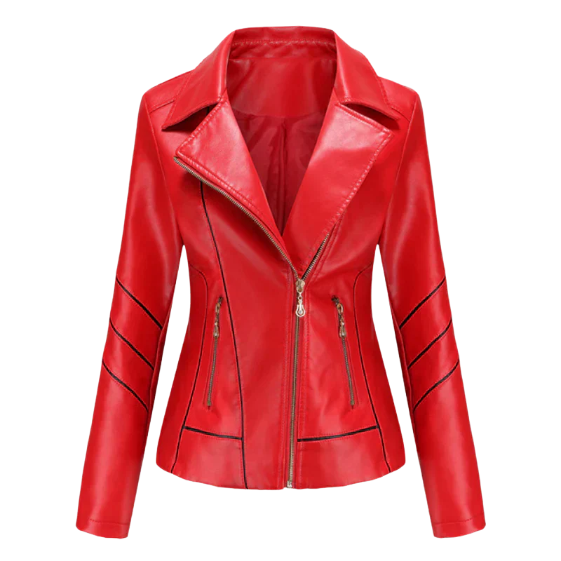 Hannie - elegant leather jacket for a sophisticated look